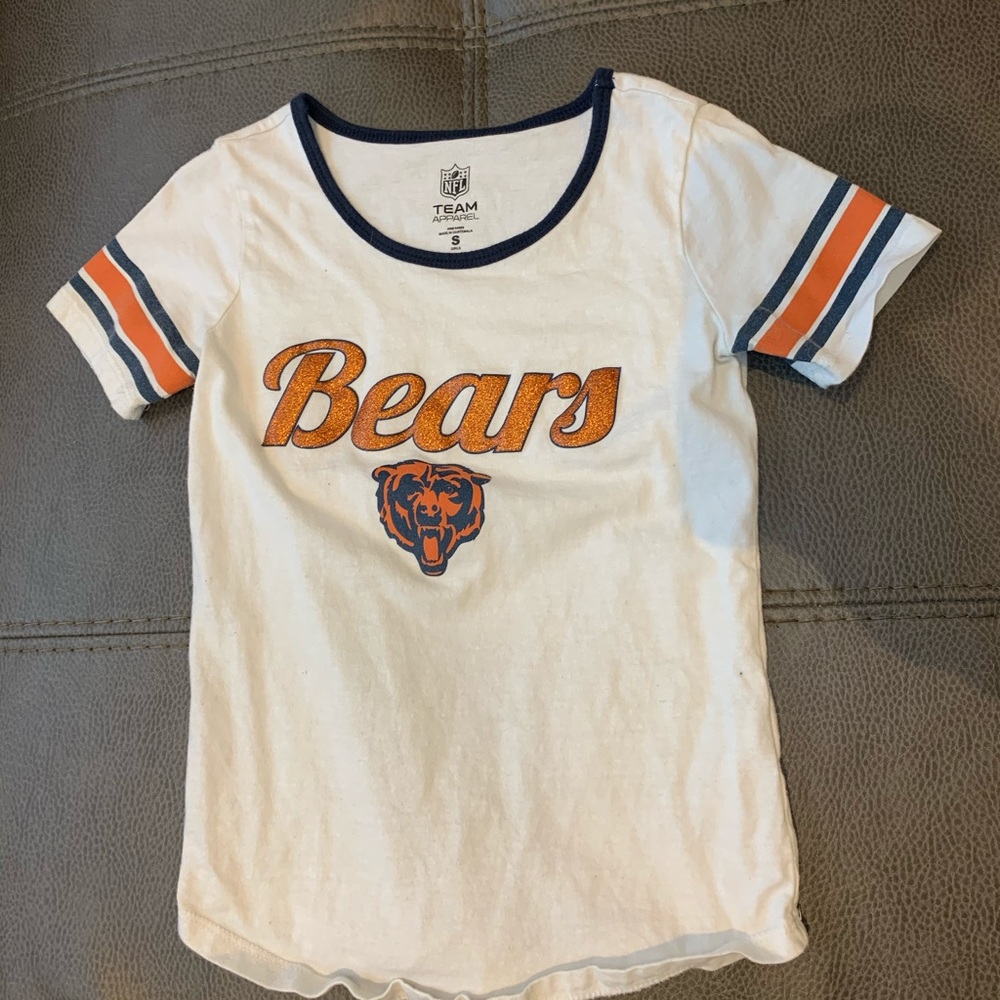 Vintage look girls Chicago Bears tee